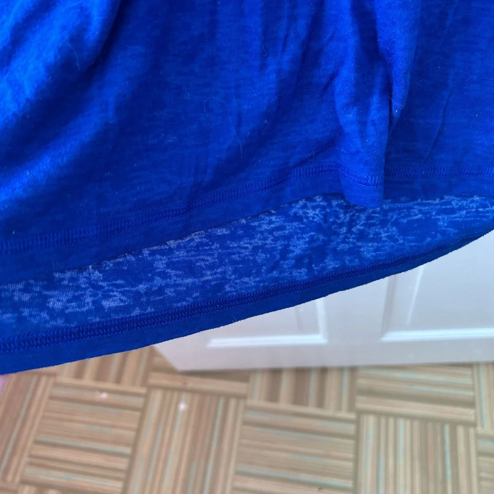 Under Armour Women’s Long-Sleeve Scoop Neck Top - Cobalt Blue - Picture 7 of 8